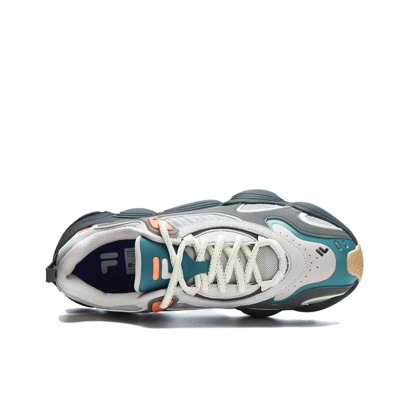 FILA FUSION Tenacity Sneakers 'White Grey'-2