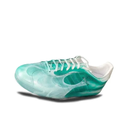 Gerrit Jacob x Adidas Originals Gazelle Durable Breathable Low Top Skateboard Shoes Men's Green White