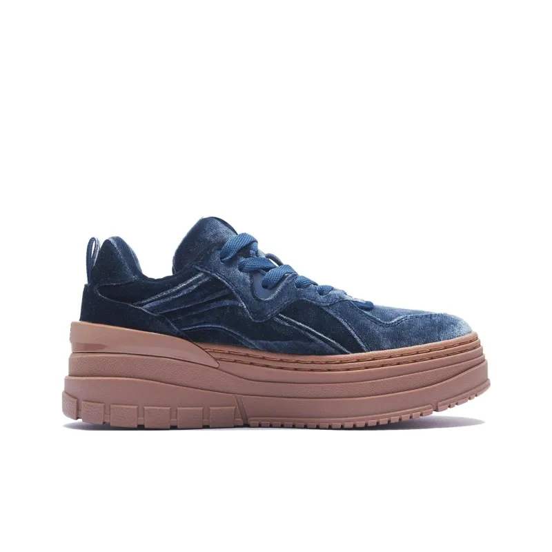 LINING Platform High Top 'Smoke Blue' Women's-1