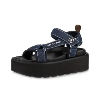 LOUIS VUITTON Beach Sandals Women's Blue