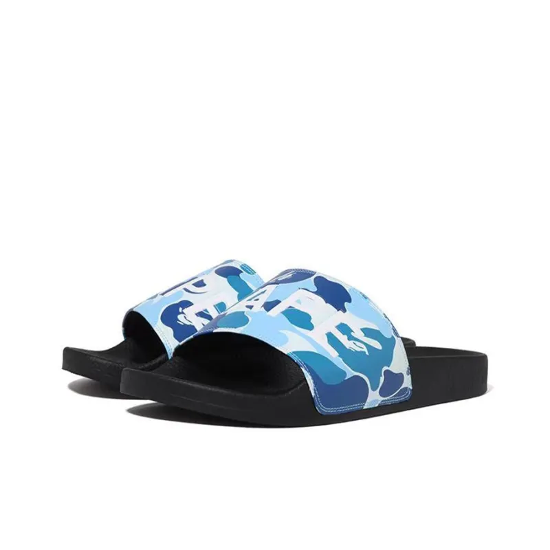 A BATHING APE A BATHING APE Abc Camo Slide Blue 2023-4