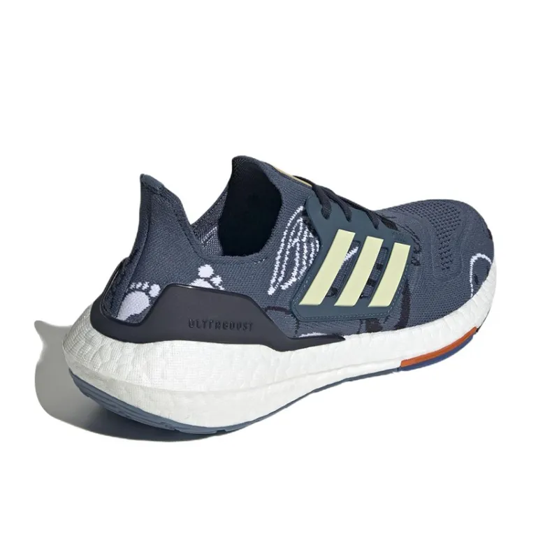 Adidas Ultraboost 22 Shoes 'Wonder Steel Almost Yellow Legend Ink'-3