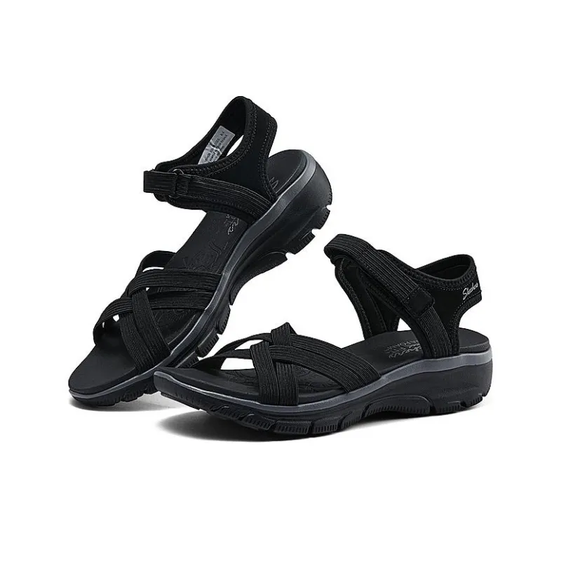 Skechers Modern Comfort Beach Sandals Women's Black-3
