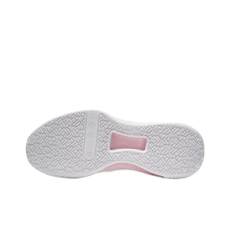 LINING Liren 2 Low Basketball Shoes Men Low Top New Light Pink/Standard White-3