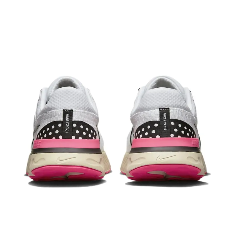 Nike React Infinity Run Flyknit 3 White Hyper Pink-4