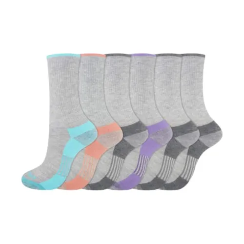 Dickies Mid-Calf Socks Women's 6 Pack Medium Gray