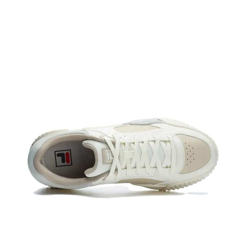 FILA Blocks Shoes 'White Beige Grey' Women's-3
