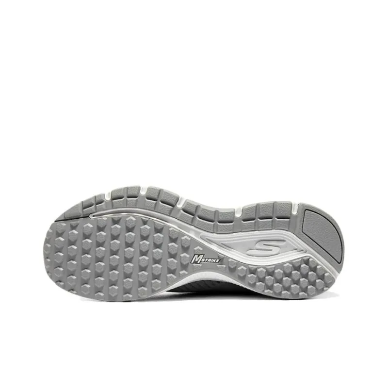 Skechers Go Walk Fle Durable Breathable Lightweight Low Top Casual Running Shoes Women's Light Gray-4