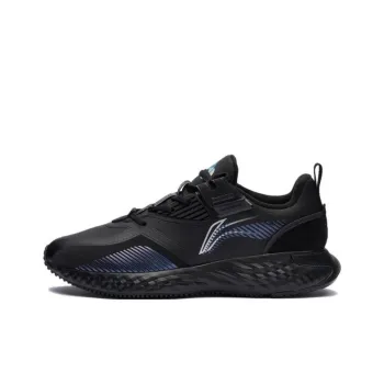 LiNing Cloud Shield Wear Resistant Slip Resistant Low Top Running Shoes Men's Black