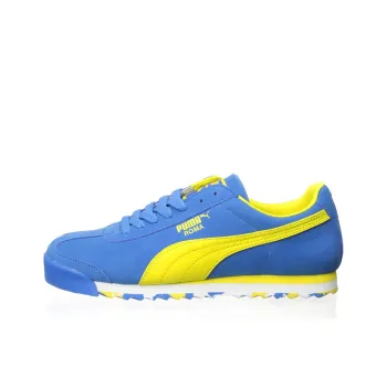 PUMA Roma Training Shoes Men Low-Top Blue/Yellow