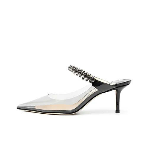 Jimmy Choo Bing Closed Toe Slippers Women's Black