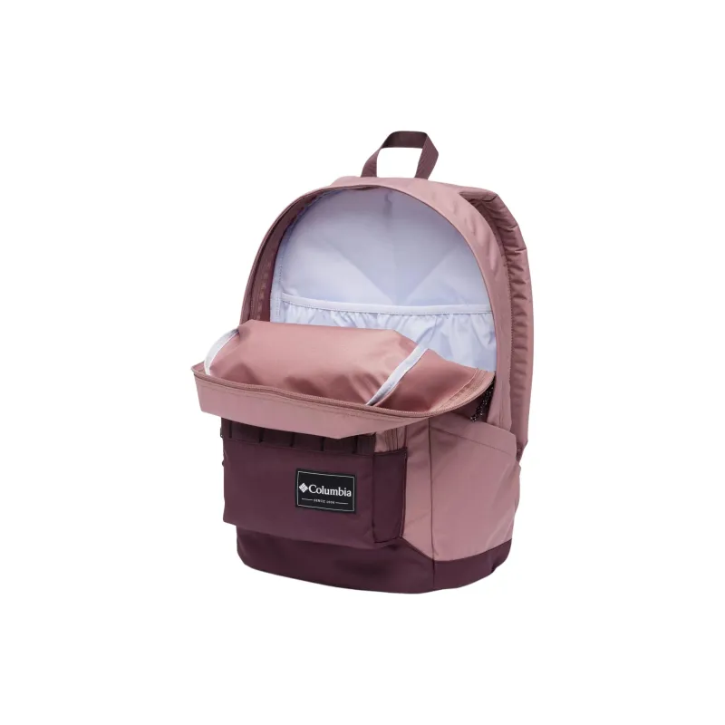 Columbia Polyester Backpack Unisex Pink Purple-3