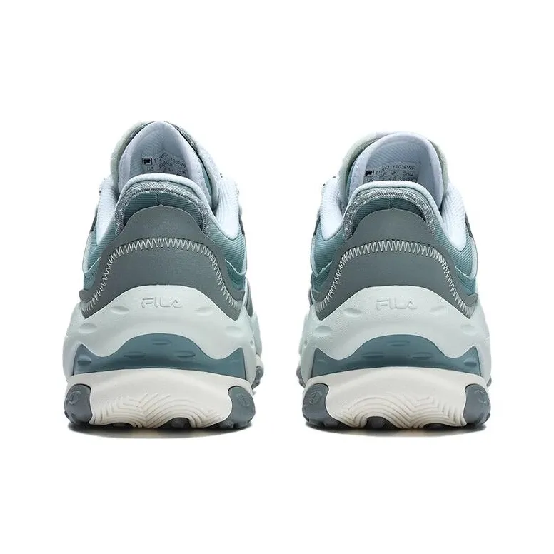 FILA FUSION Cheese Sneakers 'Grey Blue White' Women's-3