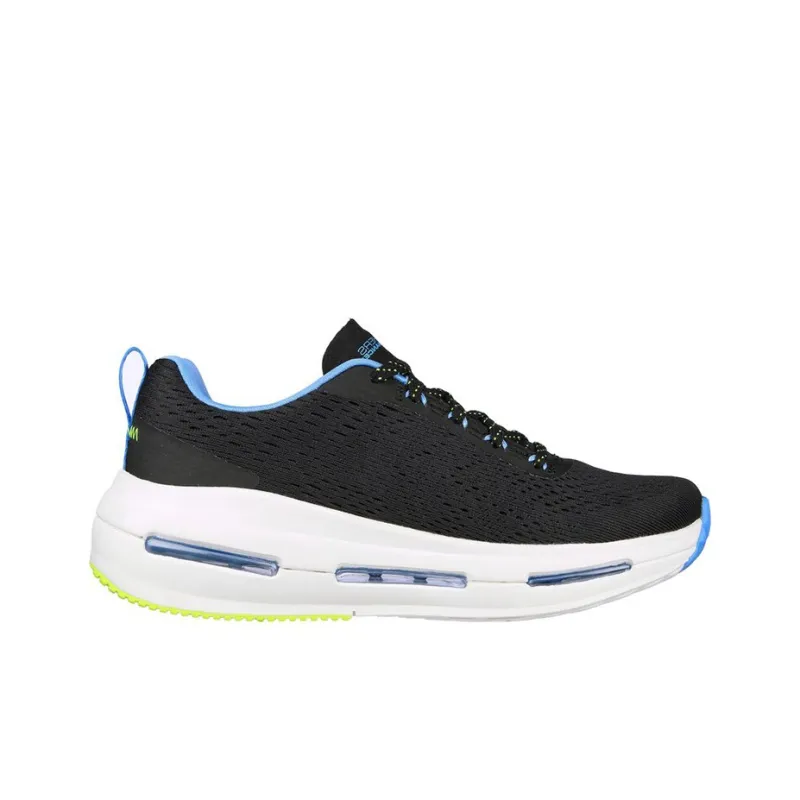 Skechers Max Cushioning Arch Fit Cushioning Anti-Slip And Wear-Resistant Low-Top Running Shoes Women's Black Blue-1