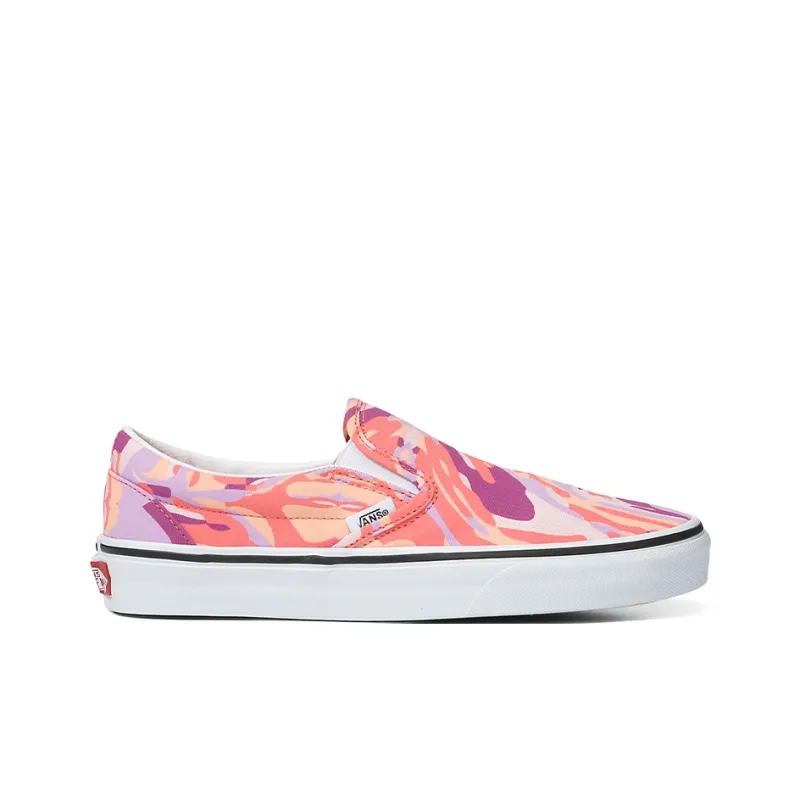 Vans Slip on Bright Vibrations Red-1