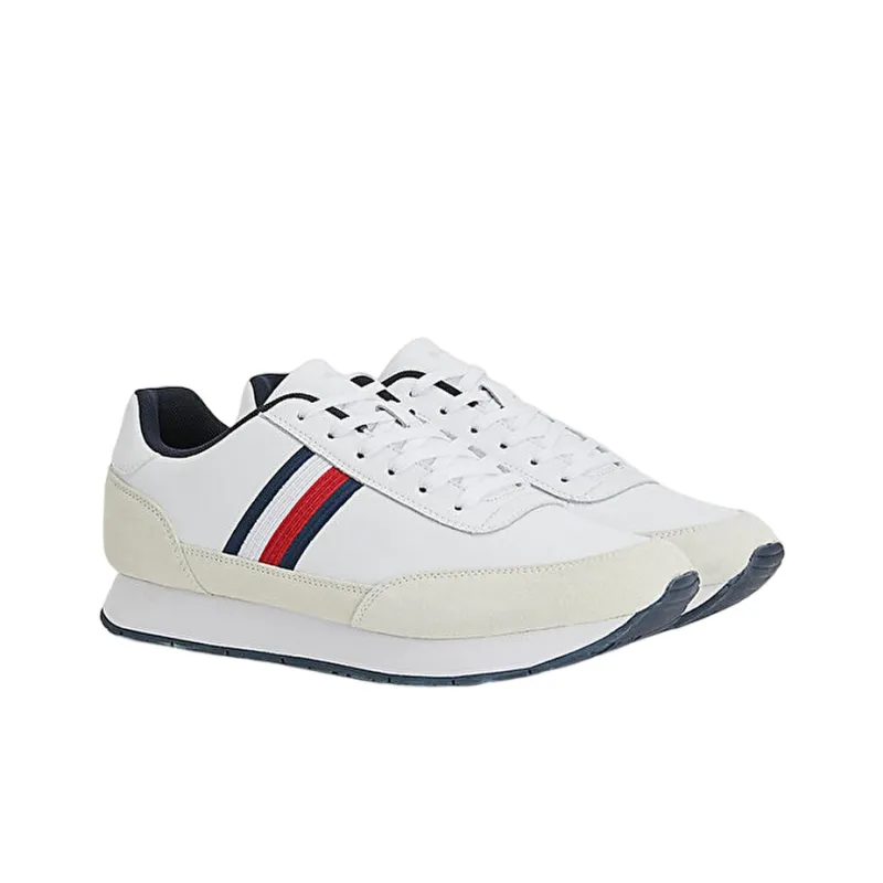 Tommy Hilfiger Core Low-Top Sports Casual Shoes Men's White-1