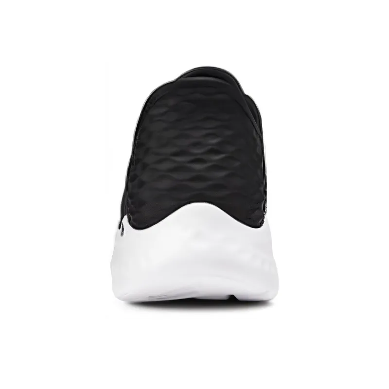 Skechers Slip Ins Anti Slip Wear Resistant Low Top Slip Ins Technology Running Shoes Men's Black White-2
