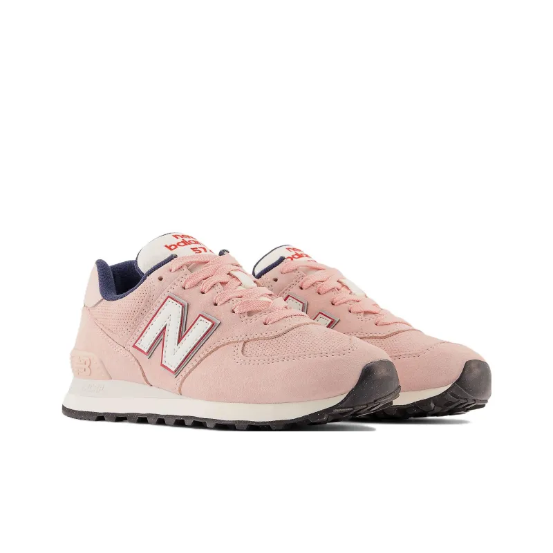 New Balance 574 Pink Grey Women's-2