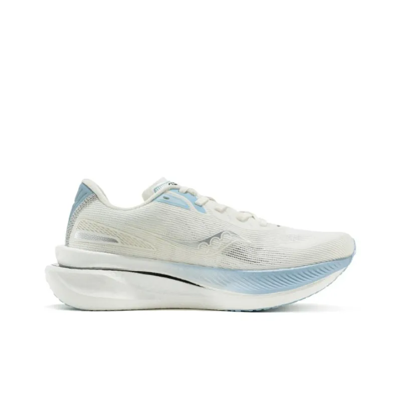 Saucony IDLING Cruise Anti Slip Wear Resistant Low Top Training Running Shoes Unisex White Blue-1