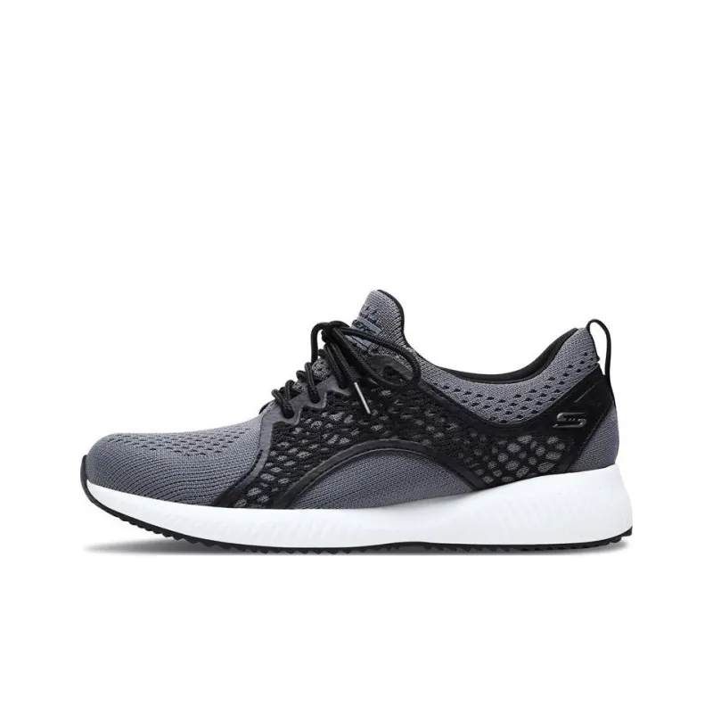 Skechers Bob's Squad Anti-Slip And Wear-Resistant Breathable Low-Top Sports Casual Shoes Women's Charcoal-0