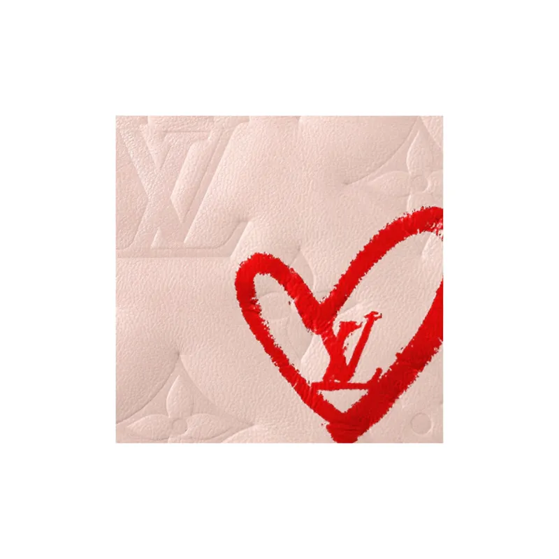LOUIS VUITTON Limited Edition Sac Coeur Heartbox Monogram Pink Lambskin-5
