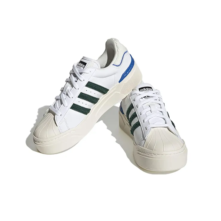 Adidas Superstar Bonega 2B Footwear White Dark Green Women's-2