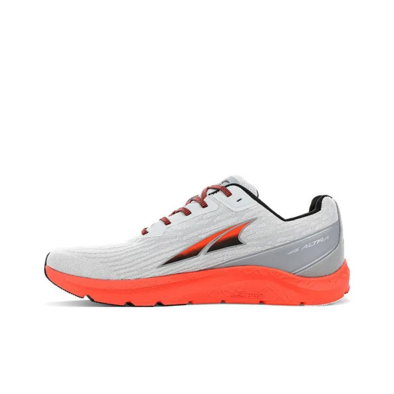 Altra Rivera 1 Cushioning, Slip Resistant, And Abrasion Resistant Low Top Running Shoes Men's Gray Orange-0