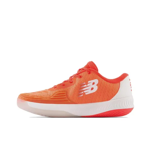 New Balance Tennis Shoes Women's Low-Top White/Orange