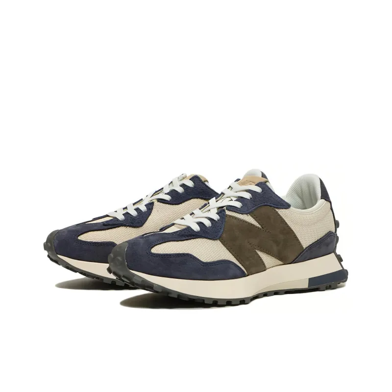 New Balance 327 Navy Bone Olive-1