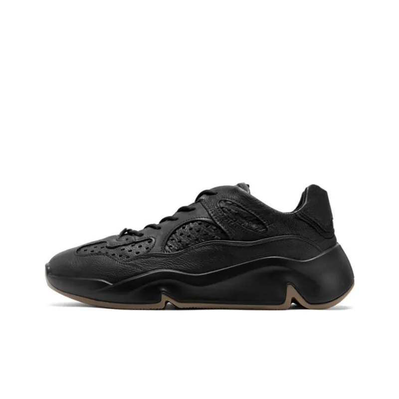 Ecco Tide Fun Low Top Chunky Sneakers Men's Black-0