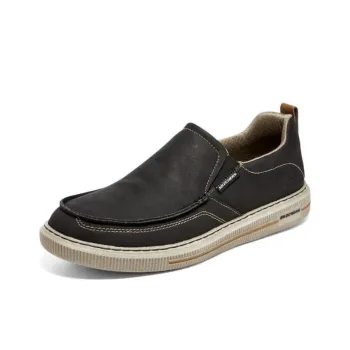 Skechers Pertola Cushioning Abrasion Resistant Lightweight Low Top Casual Shoes Men's Black