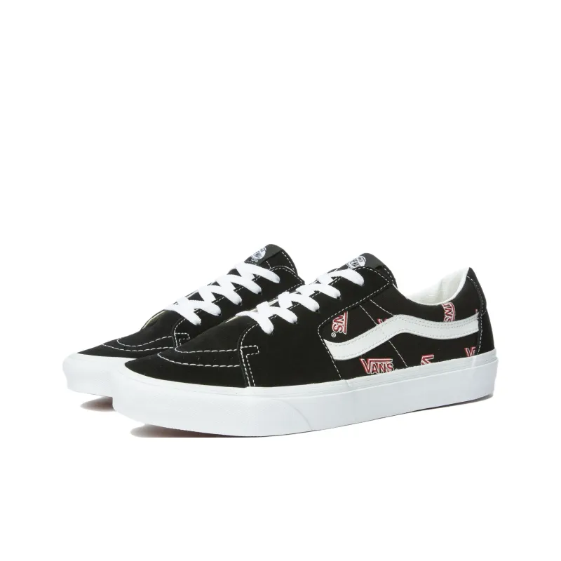 Vans SK8 Low Misprint Shoes 'Black White '-2