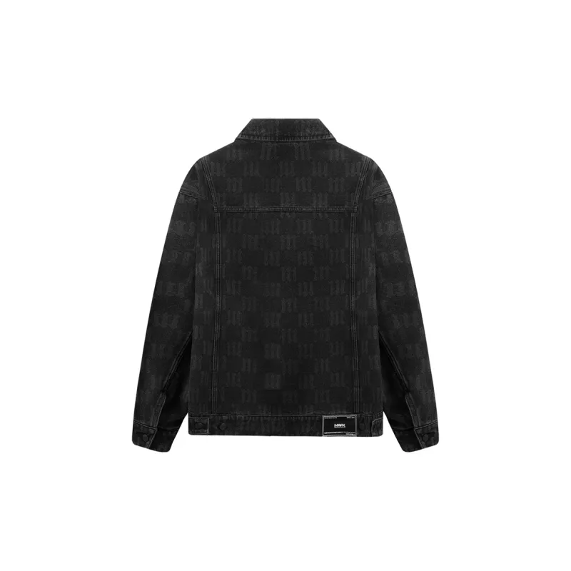 FAIRWHALE Denim Jacket Unisex Black-2