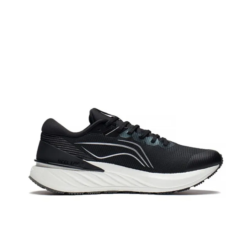 LiNing YueYing 2.0 Cushioned Anti Slip Wear Resistant Breathable Lightweight Low Top Running Shoes Men's Black-1