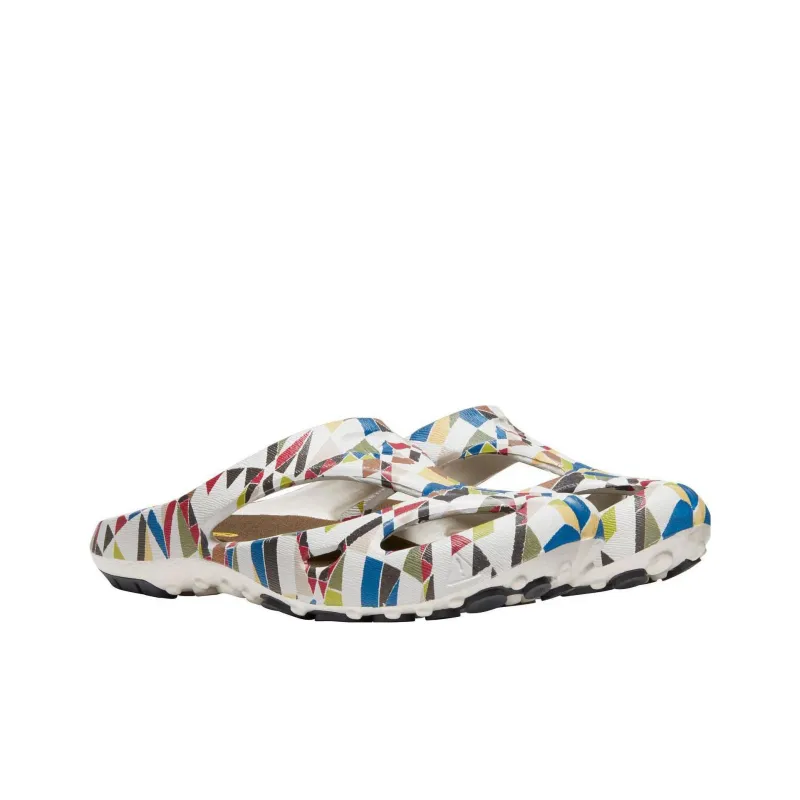 KEEN Shanti ARTS Slippers River Trekking Shoes Women's White Printed Pattern-3