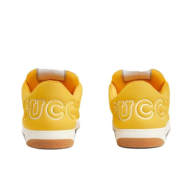 GUCCI Screener Sneaker 'Yellow Neoprene'-3