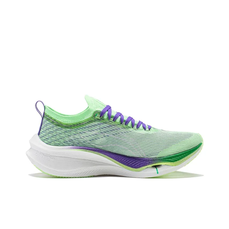 LiNing Feidian 3 Ultra Cushioned Slip Resistant Low Top Running Shoes Unisex Light Neon Green-1