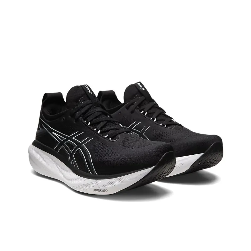 Asics Gel Nimbus 25 Wide 'Black Pure Silver'-2