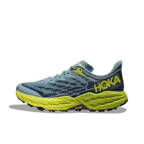 HOKA ONE ONE Speedgoat 5 Stone Blue Dark Citron