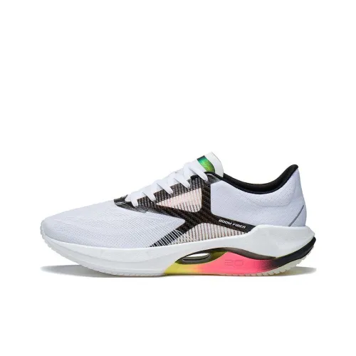 LiNing Super Light 20 Durable Breathable Low Top Running Shoes Men's White Black