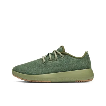 Allbirds Wool Runner Mizzle Cushioning Low-Top Sports Casual Shoes Men's Forest Green