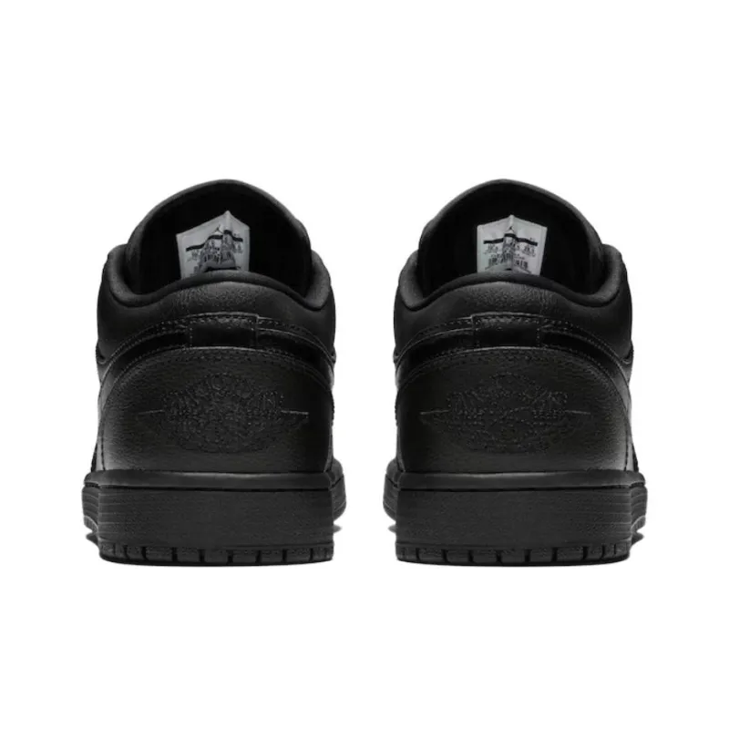 Jordan 1 Low Black Black Noir-3