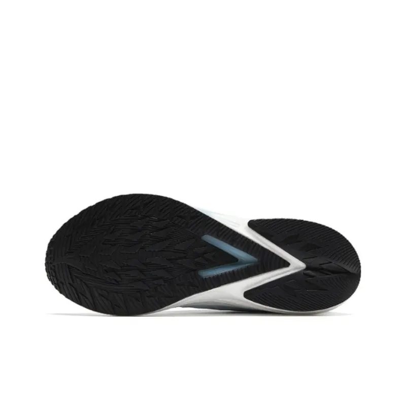 Anta Rocket 5.0 Cushioned Slip Resistant Abrasion Resistant Low Top Casual Running Shoes Men's White Black Blue-4