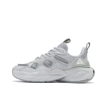 PEAK State Pole Cushioning Anti Slip And Wear Resistant Low Top Sports Casual Shoes Women's Ice Gray