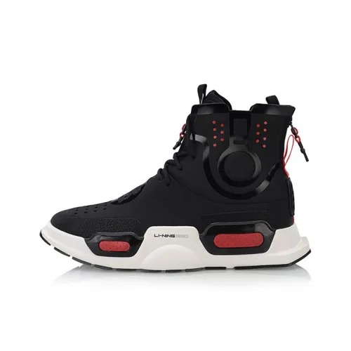 LINING NYFW Reburn Unisex High Basketball Leisure Shoes | Black