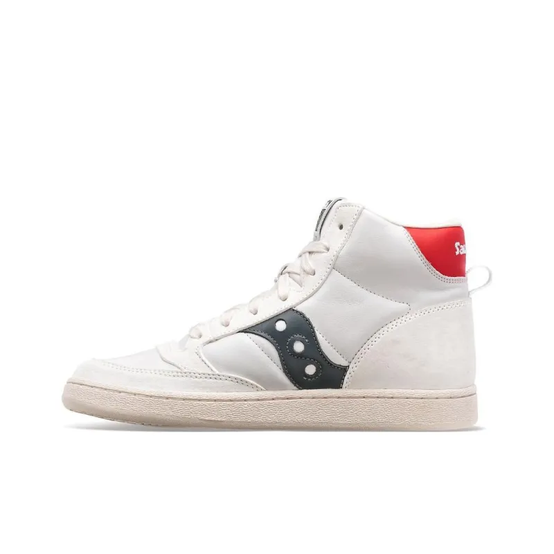 Saucony Jazz Court High White Navy Red-0