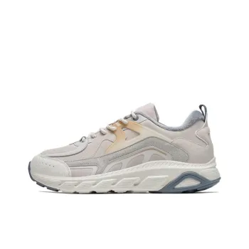XTEP Junling Cotton Shoes Warm And Wear Resistant Low Top Running Shoes Men's Tea White