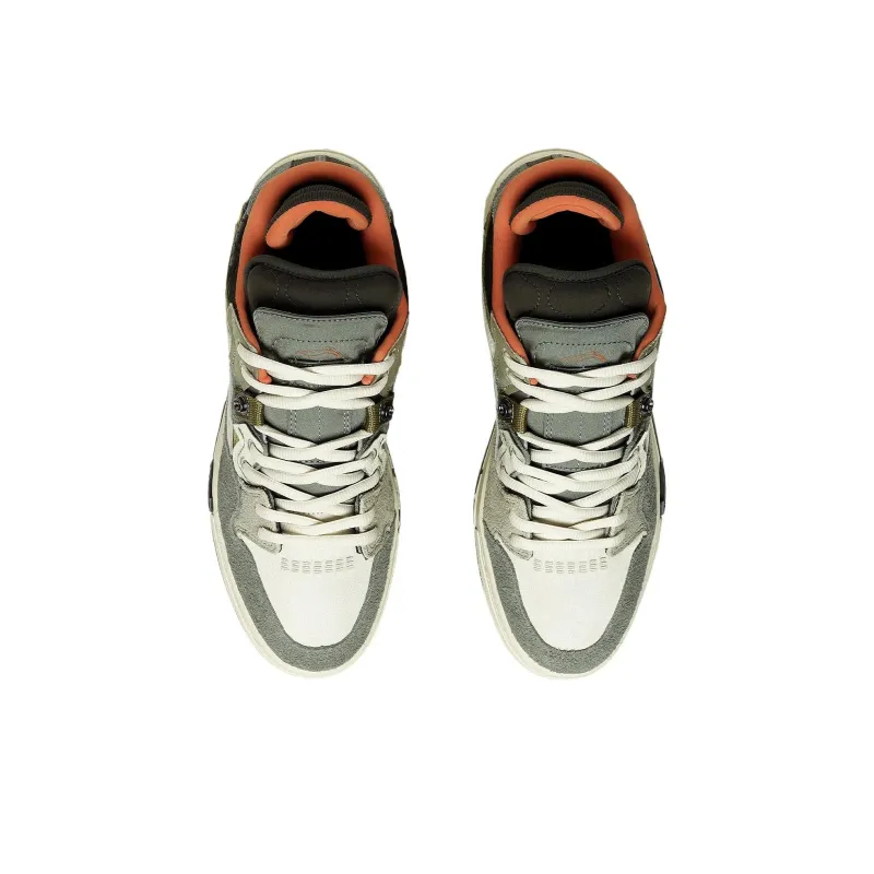 LiNing Wei Wu PRO Pro Wear resistant And Lightweight Low Top Skateboard Shoes Men's Gray Green Special Story Version-2