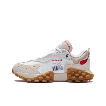 LiNing OVERLOAD Cushioning Anti Slip And Wear Resistant Low Top Sports Casual Shoes Men's White Gray