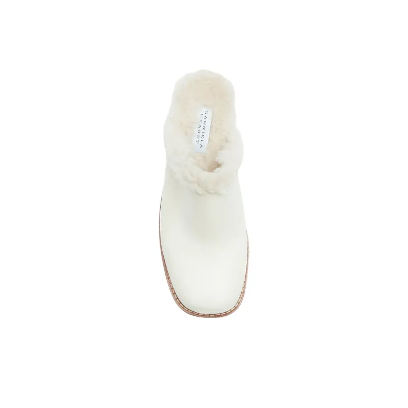 GABRIELA HEARST Closed Toe Slippers 5cm Women's White-4